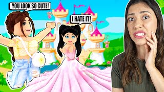 I TURNED MY DAUGHTER INTO A PRINCESS SHE HATED IT Roblox Princess Tycoon [upl. by Aleda891]