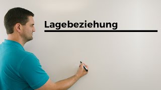 Lagebeziehung Vektorgeometrie Möglichkeiten Übersicht Rechnen mit Vektoren [upl. by Andre]