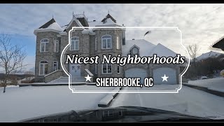 Nicest Neighborhood  Plus Beau Quartier Sherbrooke Québec Canada [upl. by Ennovihc]