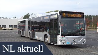 Cottbus  Erdgasbus im Test bei Cottbusverkehr [upl. by Zacarias223]