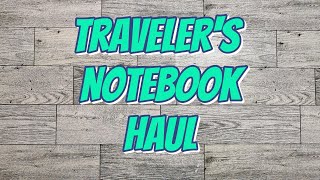 My latest Travelers Notebook Haul Sept 2024 [upl. by Nivlen]