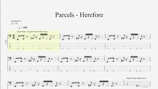 Parcels  Herefore Bass Tabs Roisto Remix [upl. by Spitzer]