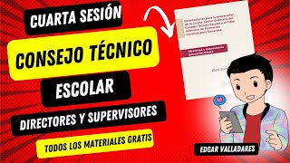 PASO A PASO CUARTA SESIÓN DE CONSEJO TÉCNICO ESCOLAR  DIRECTORES Y SUPERVISORES  ENERO 2024 [upl. by Luapnaej]