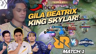 KELAS BANGET BEATRIX SKYLAR  RBL GADIKASIH NAFAS  RRQ VS RBL MATCH 1  MPL S12 [upl. by Ingeberg689]