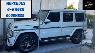 2010 Mercedes G550 with AMG exhaust Acceleration tour underside look [upl. by Cate]