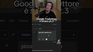 GOOGLE TRADUTTORE È MOLTO STRANO PARTE 3 shorts viral lollolacustre [upl. by Ahsekad]