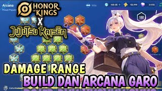 Garo Build Arcana dan Gameplay Terbaru honorofkings hok garo farmlane [upl. by Thomasine131]