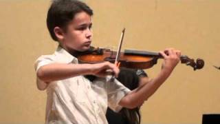 Blake Perryman  Violin  Allegro Assai by Kuchler [upl. by Obara]