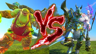 Festus the Leechlord VS Vilitch the Curseling Total War Warhammer 3 [upl. by Prudi]