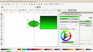 Inkscape Tutorial  wypełnienie kontur i gradient [upl. by Euqinue568]