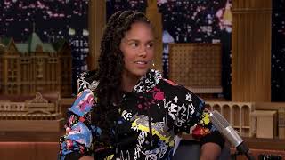 Alicia Keys Talks About Kelly Clarkson on Jimmy Fallon [upl. by Narcis348]