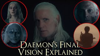 Daemons Final Vision Explained House of the Dragon Season 2 Episode 8 Explained Daemons Vision [upl. by Malamut]