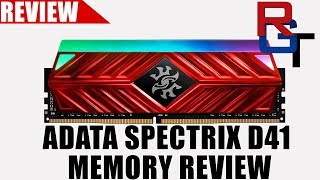 ADATA Spectrix D41 Memory Review  Insanely Overclockable RAM [upl. by Jestude434]