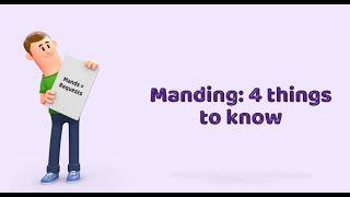 Manding 4 things to Know ABATherapy in 2021 [upl. by Mcripley56]