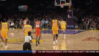 Shannon Brown 2 Nasty Dunks vs Suns 111209 [upl. by Mallis]