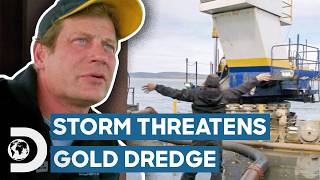 Storm Damages Shawn Pomrenkes Dredge MidShift  Gold Divers [upl. by Aala110]