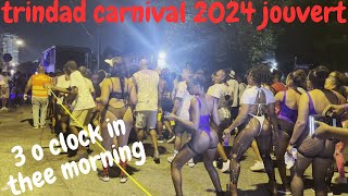 Trinidad Carnival 2024 jouvert  3 o clock in thee morning [upl. by Ylliw]