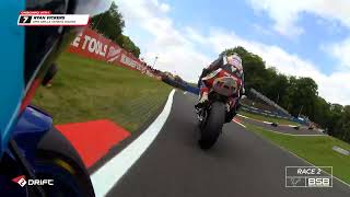 2024 Bennetts British Superbikes Round 8  Cadwell Park Race 2 onboard highlights [upl. by Xila]