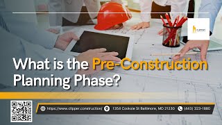 What is the PreConstruction Planning Phase [upl. by Emelin]