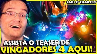 SOBRE O VAZAMENTO DE VINGADORES ULTIMATO MINHA OPINIÃO SEM SPOILERS [upl. by Htebazile]