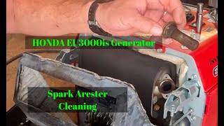 Honda EU3000is Spark arrester inverter generator honda hondagenerator generator generatorrepair [upl. by Ysus]