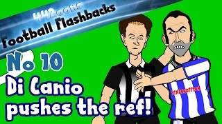 Paolo Di Canio pushes the ref Football Flashback No10 Paul Alcock Parody funny cartoon [upl. by Drogin236]