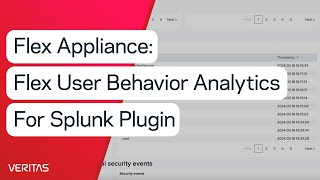 Flex Appliance Flex User Behavior Analytics for Splunk Plugin [upl. by Naic]