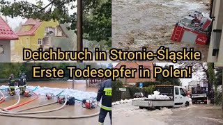 Deichbruch amp Flut fordert erste Todesopfer im Süden Polens  Massive Zerstörung [upl. by Aitnauq]