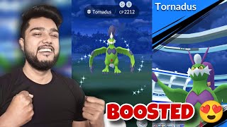 How To Get Boosted Shiny Tornadus Therian Forme In Pokémon Go 2024 How To Get Boosted Cp Legendary [upl. by Miuqaoj112]