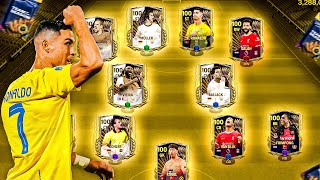 All 100 TOTS Legendary Squad Builder Ronaldo Muller VVD FC Mobile [upl. by Githens]