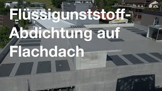 Flüssigkunststoffabdichtung auf Flachdach [upl. by Erot]