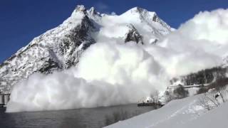 Worlds Biggest Avalanche  2 contrasting views [upl. by Lorianne]