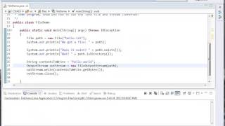 Java Basics  IO Part 1  Files and Streams [upl. by Ariuqahs]