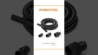 Install the Best Dust Collection Hose Fittings POWERTEC 70356  Quick amp Easy ReadyMount Fittings [upl. by Eiblehs]