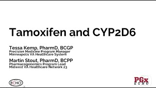 Tamoxifen and CYP2D6  September 20 2024 [upl. by Le928]