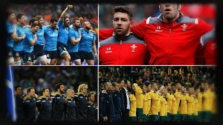 Top 10 of the Best National Anthem in Rugby [upl. by Ettesoj]