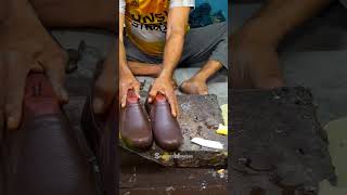 How We Manufacture Brown Leather Shoes [upl. by Nogas923]