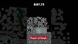 Edit Minecraft ShortsPower of HandBeat me [upl. by Shannan]