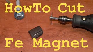 How To Cut Magnets with a washer [upl. by Stanislaw]