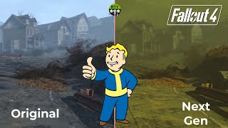 Its the same game  Fallout 4 NextGen Update vs Original [upl. by Babbie]