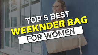 Top 5 Best Weekender Bag For Women  Weekender Duffle Bag for Women [upl. by Keriann]