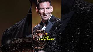 Ballon d’Or Winners from 2003 to 2023  Legendary Footballers fifaworldcup messi football cr7 [upl. by Tezzil]