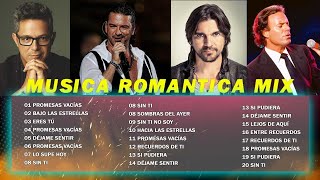 LAS 100 CANCIONES ROMANTICAS MIX ÉXITOS 🎸ALEJANDRO SANZ JULIO IGLESIAS Ricardo Arjona LUIS MIGUEL [upl. by Allie196]