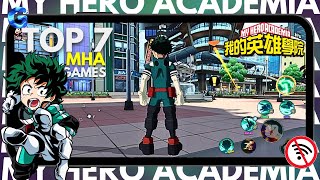 Top 7 Best My Hero Academia Games for Android amp iOS in 2023  High Graphics OfflineOnline Hindi [upl. by Jemina]