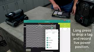 Live Wire Detection Using Proceq GPR [upl. by Webster]