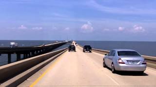 The Worlds Longest Overwater Bridge the Lake Pontchartrain Causeway [upl. by Ahtrim]