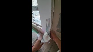 👷Painter Applying putty  Puttying for renovation putty 241101 [upl. by Alejna256]