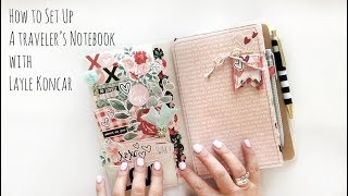 How to Use a Travelers Notebook as a Planner [upl. by Neehs]