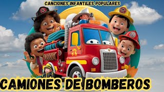 Camión de bomberos ¡Canción infantil que enseña seguridad 🚒🎶 [upl. by Carri]