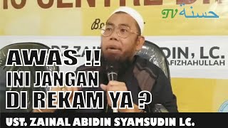 Dulu Saya Dilahirkan Dari Perut NU Ust Zainal Abidin Lc [upl. by Odel132]